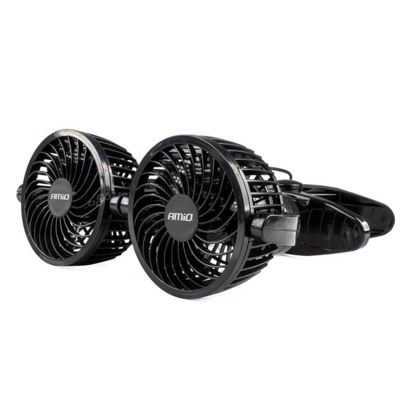 Ventilátor do auta s klipom 2x4" 24V