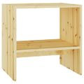 vidaXL Nočný stolík 40x30,5x40 cm jedľový masív