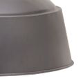 vidaXL Industriálna závesná lampa 32 cm, sivá E27