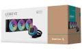 DEEPCOOL vodný chladič LE360 V2 / 3x120 PWM ARGB fan / displej / čierny