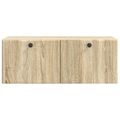 vidaXL Nástenná TV skrinka 78,5 x 31 x 30 cm Dub sonoma