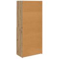 vidaXL Highboard Remeselný dub 80 x 42,5 x 185 cm Kompozitné drevo