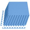 vidaXL Podložky puzzle 12 ks 4,32㎡ EVA pena modré