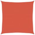 vidaXL Tieniaca plachta 160 g/m², tehlová 6x6 m, HDPE