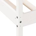 VidaXL Denná posteľ bez matraca Biela 75x190 cm Borovicový masív