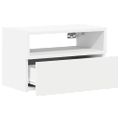 vidaXL Nástenné nočné stolíky 2 ks biele 45x26x28,5 cm