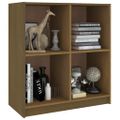 vidaXL Komoda medovo-hnedá 70x33x76 cm masívne borovicové drevo