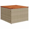 vidaXL Sada pohoviek 6 ks Beige a svetlo šedá Poly ratan a oceľ