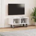 vidaXL TV stolík 68,5 x 35 x 35 cm Biela Kompozitné drevo