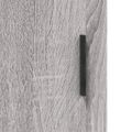 vidaXL Vysoká skrinka sivý dub sonoma 69,5x34x180 cm spracované drevo