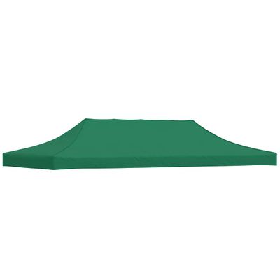 vidaXL Strecha na párty stan 6x3 m, zelená 270 g/m²