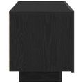 vidaXL TV skrinka 100 x 35 x 40 cm Čierny dub Kompozitné drevo
