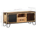 vidaXL TV skrinka 110x31x46 cm surové mangovníkové drevo
