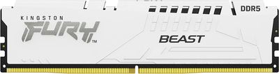 Kingston FURY Beast/DDR5/64GB/5600MHz/CL40/4x16GB/Biela