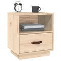 vidaXL Nočné stolíky 2 ks 40x34x45 cm borovicový masív