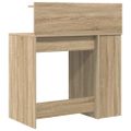 vidaXL Stôl Sonoma dub Kompozitné drevo 90 x 48 x 101,5 cm