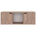 vidaXL TV skrinka, sivý dub sonoma 88,5x27,5x30,5 cm, kompozitné drevo