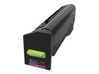 Ultra High Yield - purpurová - originálna - kazeta s tonerom LCCP, LRP, Lexmark Corporate - pre Lexmark CX860de, CX860dte, CX860dtfe