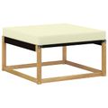 vidaXL Záhradná súprava gaučov 7 ks Biela a krémová