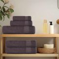 vidaXL Osušky do kúpeľne FROGN 25 ks antracitové 100x150 cm 360 g/m²