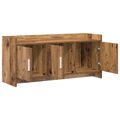 vidaXL TV skrinka 102 x 33 x 47 cm Staré drevo Kompozitné drevo
