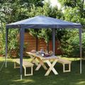 vidaXL Párty stan 2,5x2,5 m, modrý