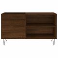 vidaXL Skrinka na platne hnedý dub 85x38x48 cm kompozitné drevo