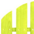 vidaXL 2-miestna záhradná stolička a taburetka Adirondack jedľa zelená