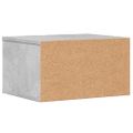 vidaXL Stojan na tlačiareň sivý 40x32x22,5 cm kompozitné drevo