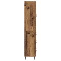 vidaXL Sada skríň 2 ks 66 x 34,5 x 90 cm Kompozitné drevo Staré drevo