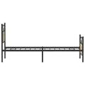 vidaXL Posteľný rám bez matraca dub sonoma 80x200 cm kompozitné drevo