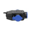 Zásuvka ORNO OR-AE-1346 na kabel trojitá, IP44, čierna