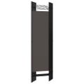 vidaXL Paraván so 6 panelmi, antracitový 240x180 cm