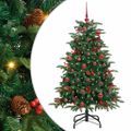 vidaXL Umelý vianočný stromček Zelená 150 cm PVC, kov a plast