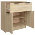 vidaXL Komoda dub sonoma 60x30x70 cm spracované drevo