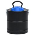 vidaXL Vysávač na popol s HEPA filtrom 1200 W 20 l oceľ