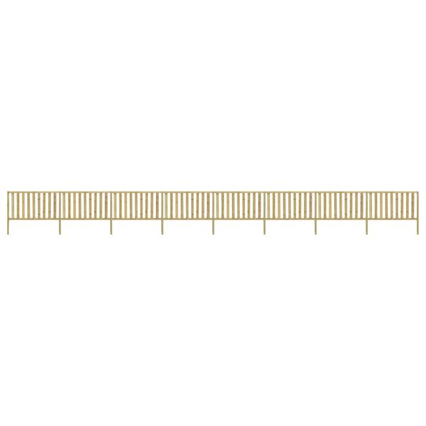 vidaXL Záhradný plot, impregnovaná borovica 14,14x1,5 m