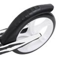 vidaXL 2-kolesová detská kolobežka s nastaviteľnými riadidlami čierna
