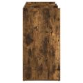 vidaXL Golfová skriňa Jednofarebný Dymová dub 102 x 45 x 85,5 cm