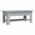 vidaXL Konferenčný stolík sivý dub sonoma 102x55x42cm kompozitné drevo