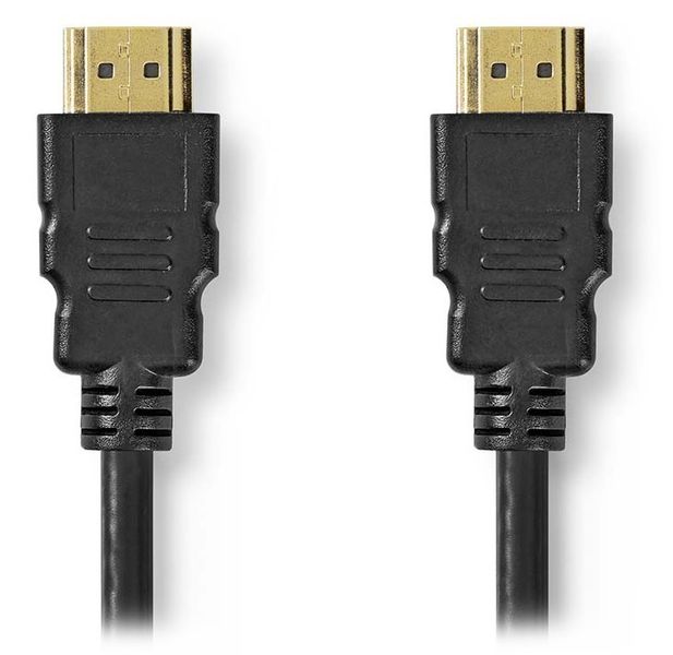 NEDIS Ultra High Speed HDMI 2.1 kabel/ 8K@60Hz/ zlacené konektory HDMI-HDMI/ černý/ bulk/ 3m Kabel, HDMI 2.1, Ultra High Speed, 8K pri 60hz, 4K pri 120Hz, podpora HDR, 48Gb/s, eARC, zlacené konektory, cerný, 3m