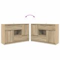 vidaXL Servírovacia skriňa Sonoma dub 100 x 30 x 65,6 Kompozitné drevo