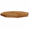 vidaXL Stolová doska 40x40x2,5 cm osemuholník masívne teakové drevo