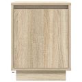 vidaXL Nočné skrinky s LED osvetlením 2 ks Dub sonoma 38x34x50 cm