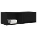 vidaXL TV stolíky 2 ks dub čierne 80x31x25,5 cm kompozitné drevo