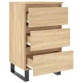 vidaXL Nočné stolíky 2 ks dub sonoma 40x35x69 cm kompozitné drevo