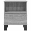 vidaXL Nočné stolíky 2 ks sivý dub sonoma 40x35x50 cm kompozitné drevo