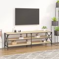 vidaXL TV skrinka dub sonoma 160x40x50 cm spracované drevo