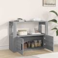 vidaXL Komoda sivý dub sonoma 80x30x60 cm spracované drevo