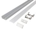 Hliníkový profil Solight WM906-1 pre LED pásy, 18x9mm, 1m, mliečny difúzor